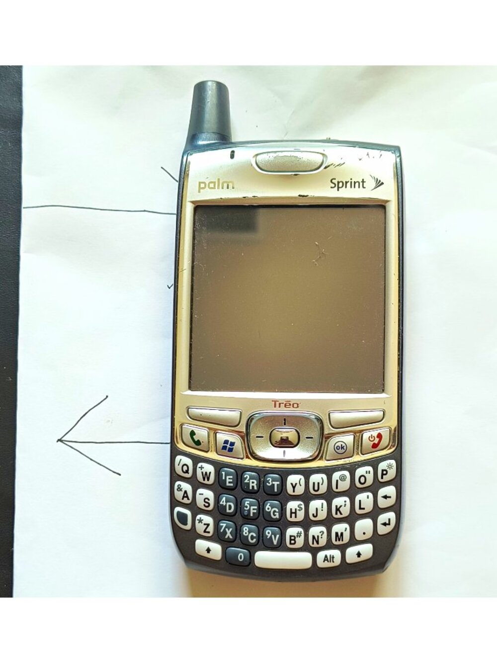 (For Collection) Palm Treo 700wx Sprint CDMA Bar QWERTY Gray